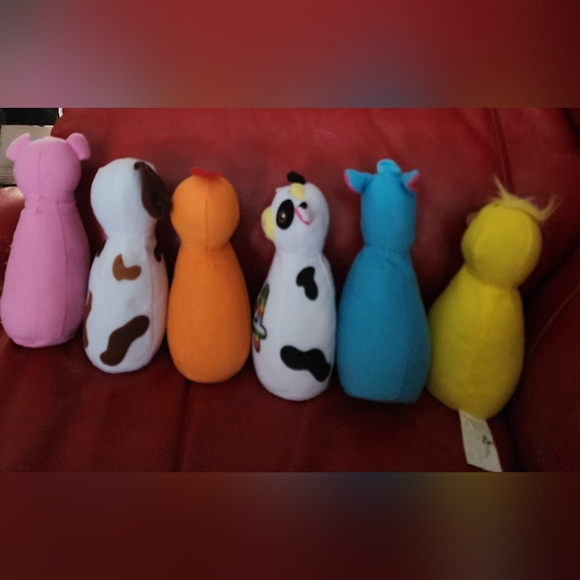 Early Years Baby Farm Animals Bowling Set 2008 Rattles BENIFITS CHARITY - Picture 9 of 12